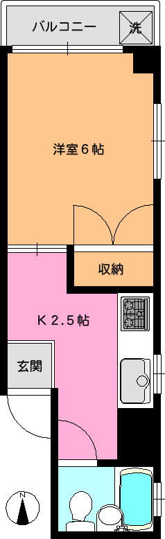 小林ビルの間取り