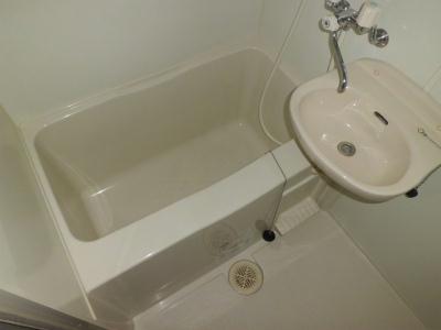 バス・シャワールーム　洗面台付バスルーム。