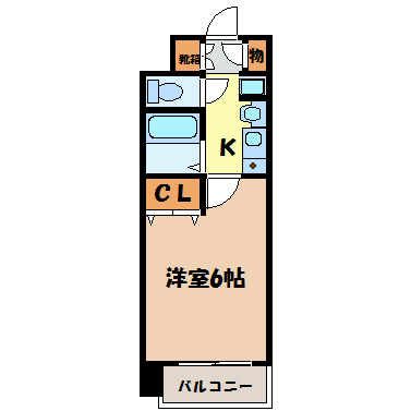 プレサンス鶴舞駅前ブリリアントの間取り