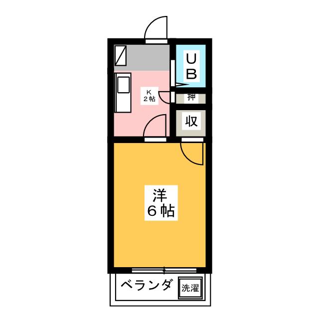 マンション鈴一の間取り