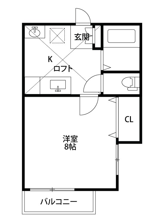 メゾンソレイユの間取り