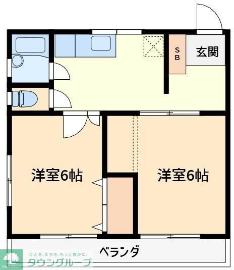 メゾン東中野の間取り