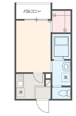 横浜市保土ケ谷区東川島町のアパートの間取り