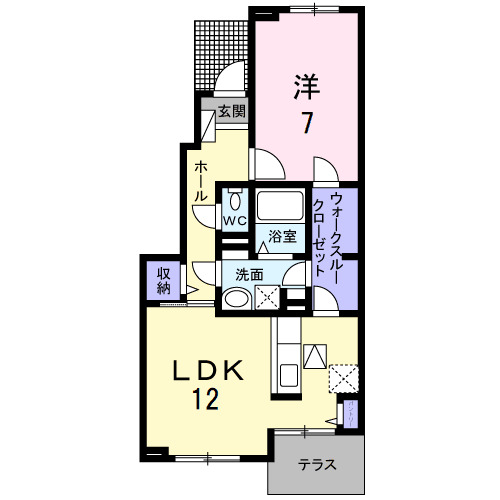 ランドマーク８８　Ａ棟の間取り