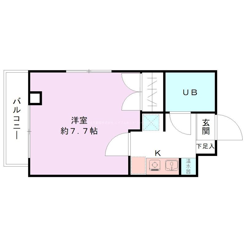 シャトー上大川前の間取り