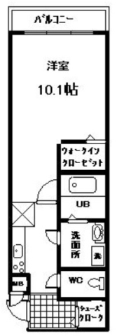 【堺市堺区香ヶ丘町のアパートの間取り】