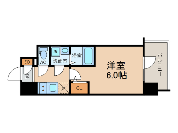 エスリード弁天町グランツの間取り