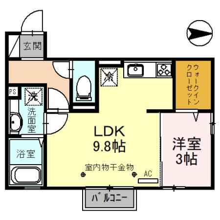 クレシア山総IIの間取り