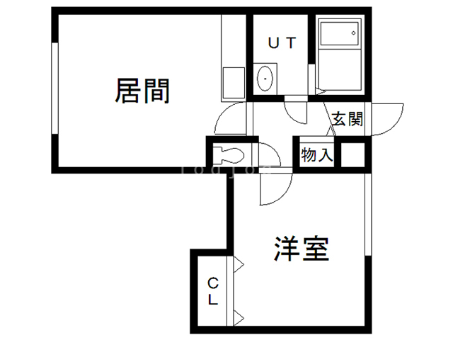 リバティ花咲の間取り