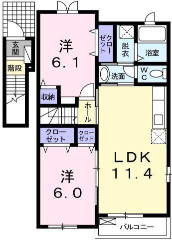 ガーデンハウス・ＭＫの間取り