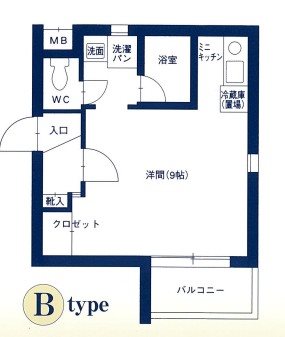 名古屋市守山区大森のマンションの間取り