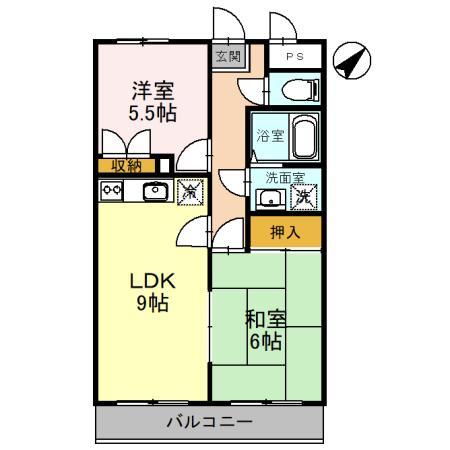 ファミーユ本町の間取り