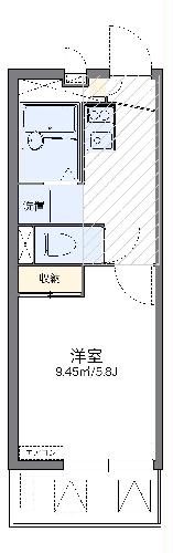 レオパレスアルメリアの間取り