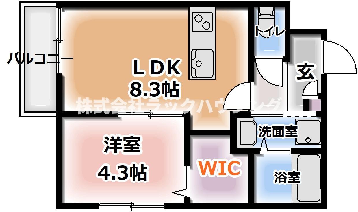 守口市大日町のアパートの間取り