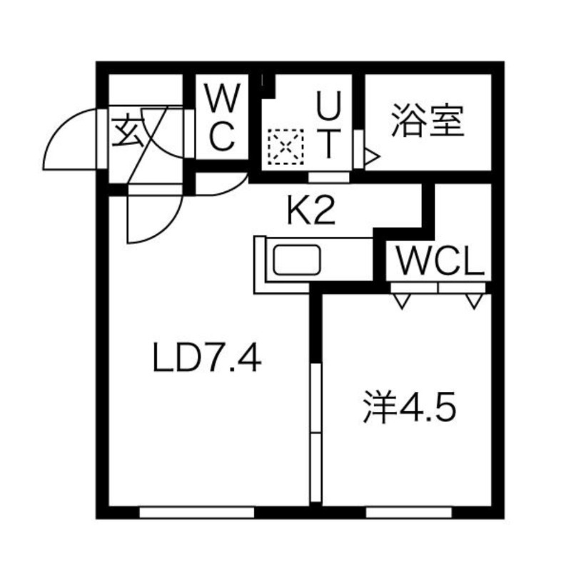 Flap平岸(フラップ)の間取り