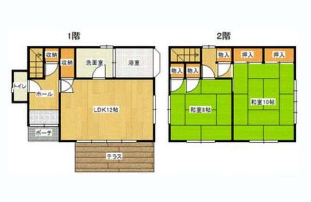 佐賀県唐津市元旗町（一戸建）の賃貸物件の間取り