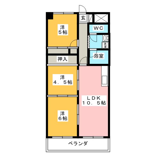 グランデージ関の間取り