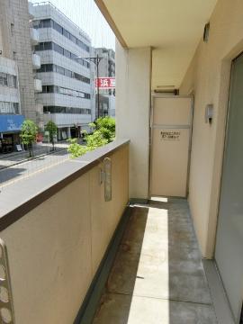 クオーレ茨木元町　バルコニー　ベランダ