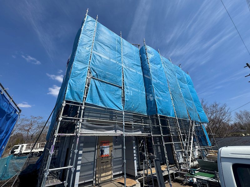 建物外観　現在の建築状況