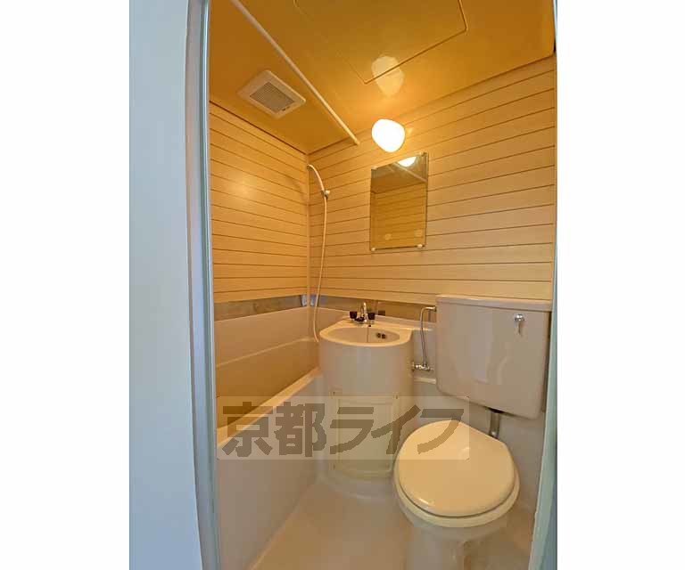 バス・シャワールーム　浴室扉から見たところです。