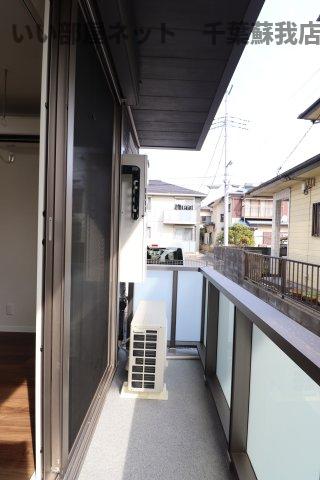バルコニー　お洗濯にも便利なバルコニー付き
