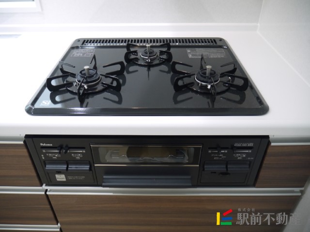 その他設備　三ツ口コンロは便利☆