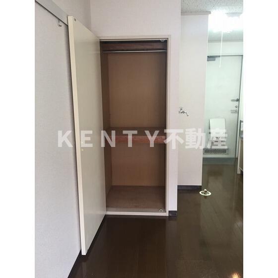 収納　たっぷりとした収納スペースです