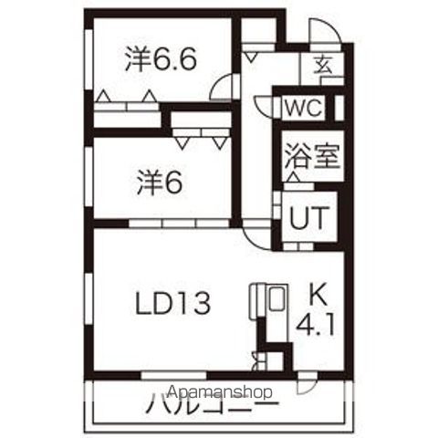 アヴァンティ ヒルズの間取り写真