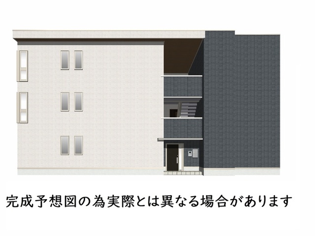 建物外観　建物外観パース