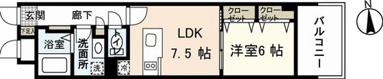 セントヒルズ銀山町弐番館の間取り写真