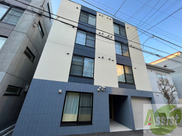 建物外観　札幌市中央区南５西「サンステージＳ５Ｗ１２　Ｂ棟」