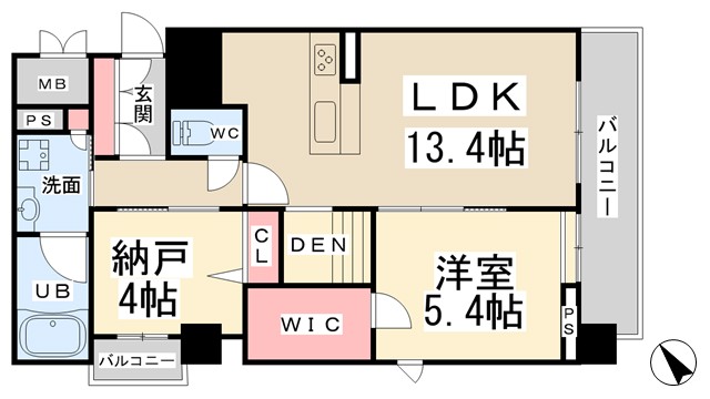 みなとメゾン川西中央の間取り写真