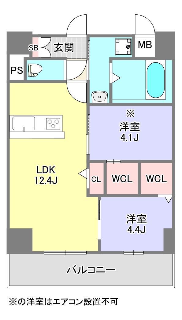 Mys Casetta Kurumeの間取り写真