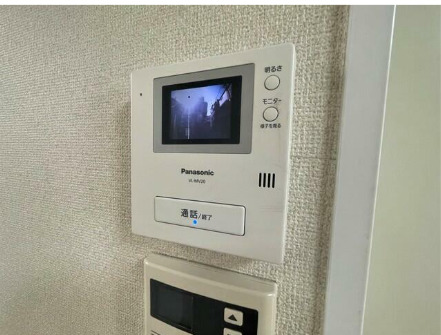 セキュリティ　モニター付きインターホンです