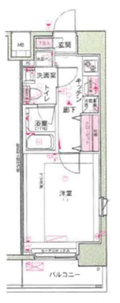 DUARES愛宕虎ノ門の間取り写真
