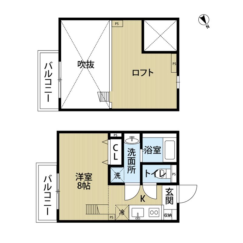 セジュール楠の間取り写真