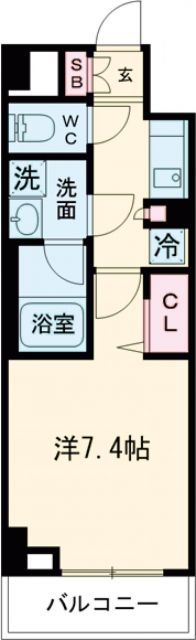 メインステージ北千住VIIの間取り写真