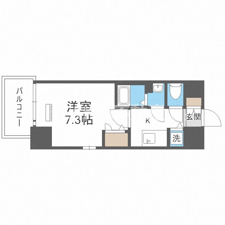 クレストタップ京橋の間取り写真