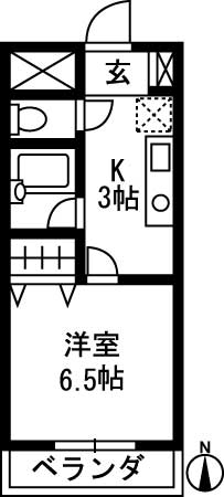 クレールピアの間取り