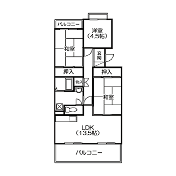 ＴメゾンクレールIの間取り