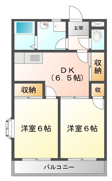 エクセルの間取り