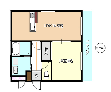 パストラルの間取り