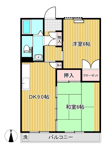 インペリアル西本IIの間取り