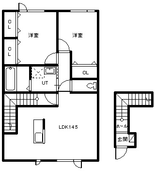 lepton（レプトン）の間取り