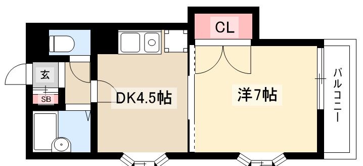 カサデナカノの間取り