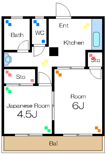 江東区東陽のマンションの間取り