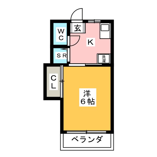 ラポール中原の間取り