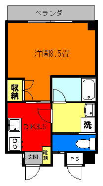 トミハマAPIの間取り