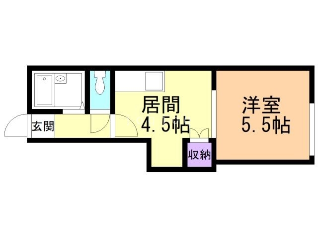 パレス深堀の間取り