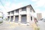 建物外観　渡良瀬川近くのアパート